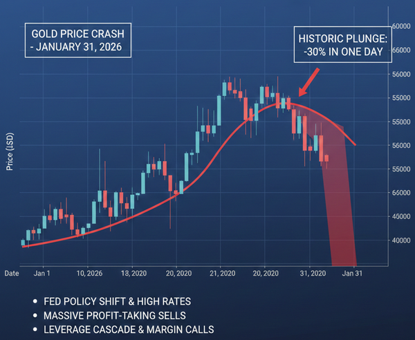 Gold Just Crashed 8%: Why It Happened and Should You Still Buy?